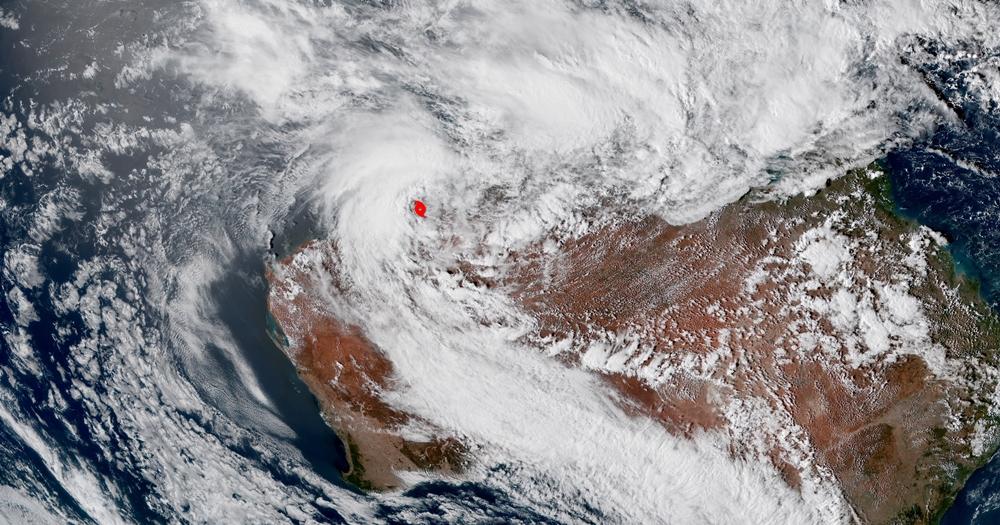 Vents violents et fortes pluies sur le nord-ouest de l'Australie