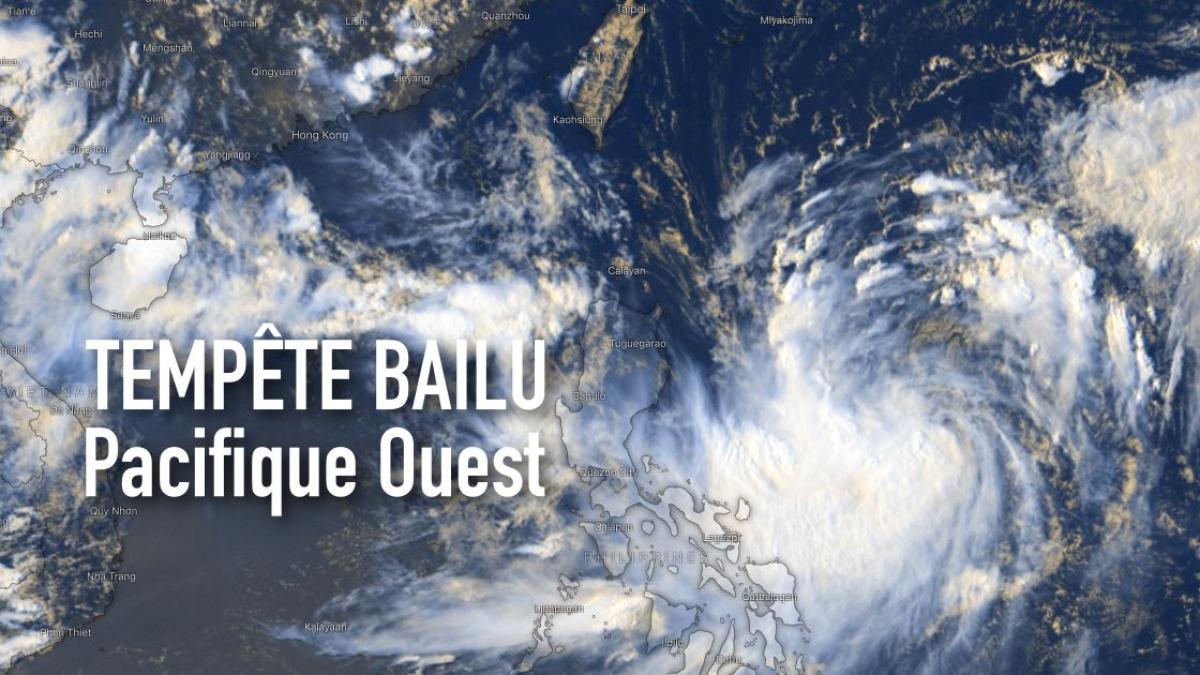 Taïwan sous la menace directe de la tempête tropicale BAILU