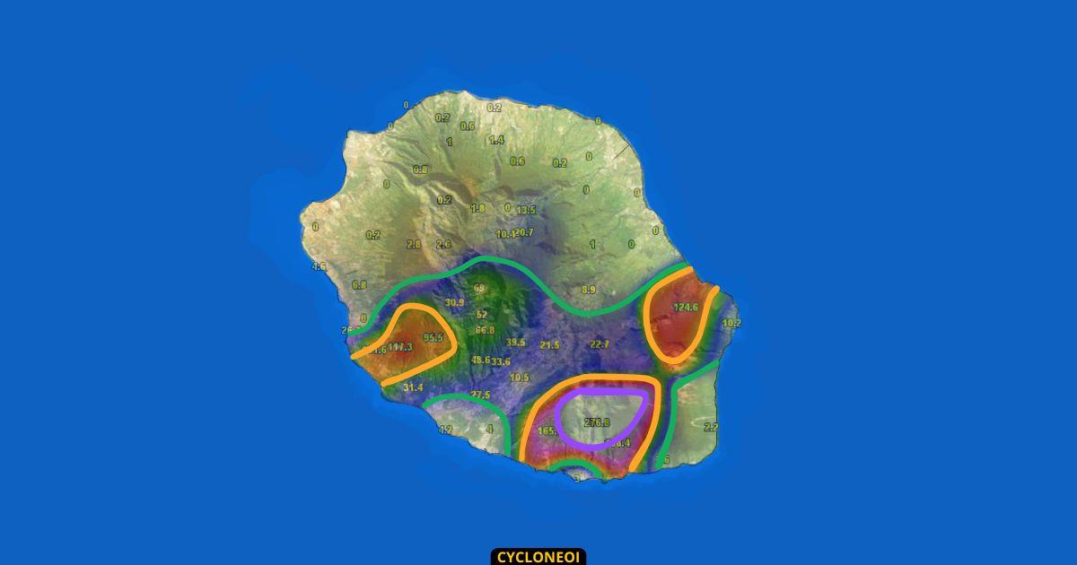 Bilan du premier front froid de l’intersaison à La Réunion