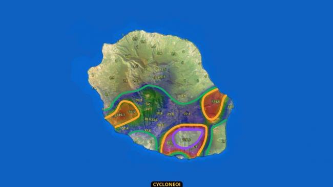 Bilan du premier front froid de l’intersaison à La Réunion
