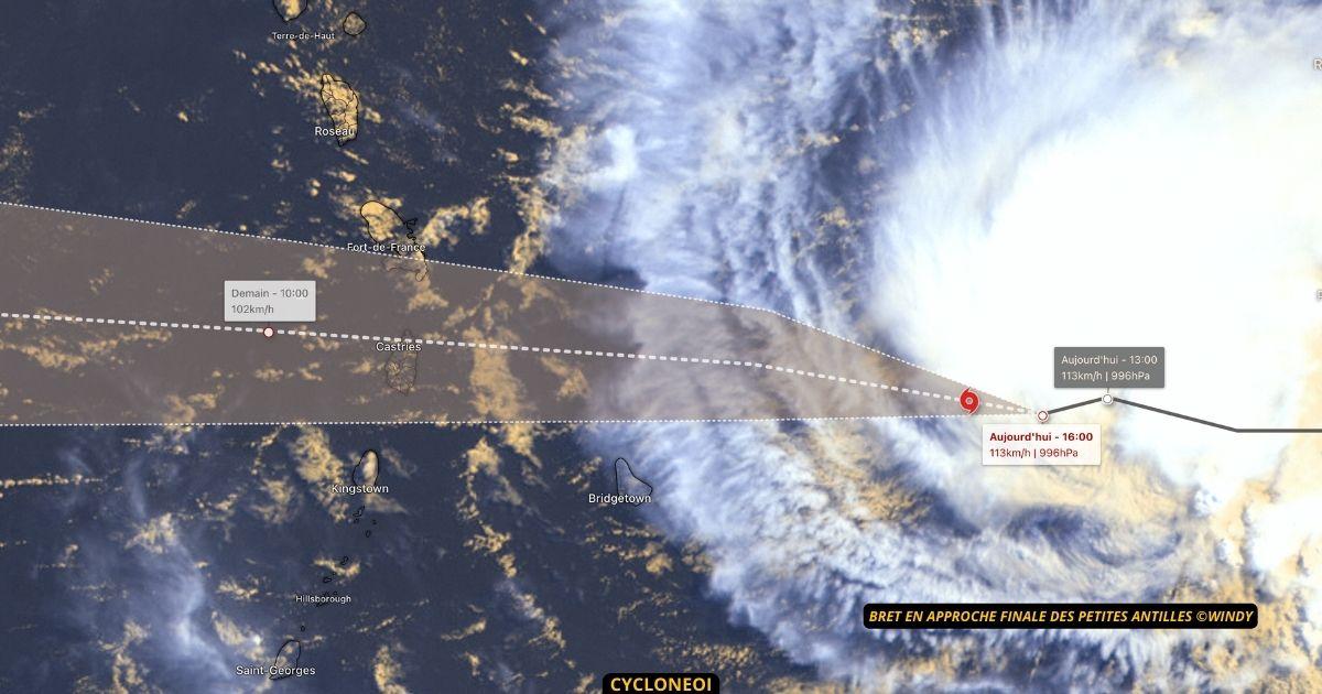 Forte tempête BRET : La Martinique en alerte rouge, à quoi s'attendre.