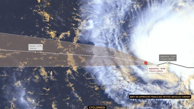Forte tempête BRET : La Martinique en alerte rouge, à quoi s'attendre.