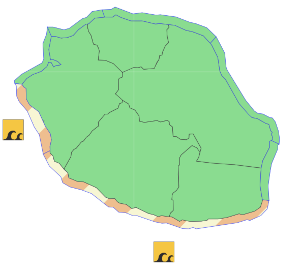 vigilance forte houle la Réunion