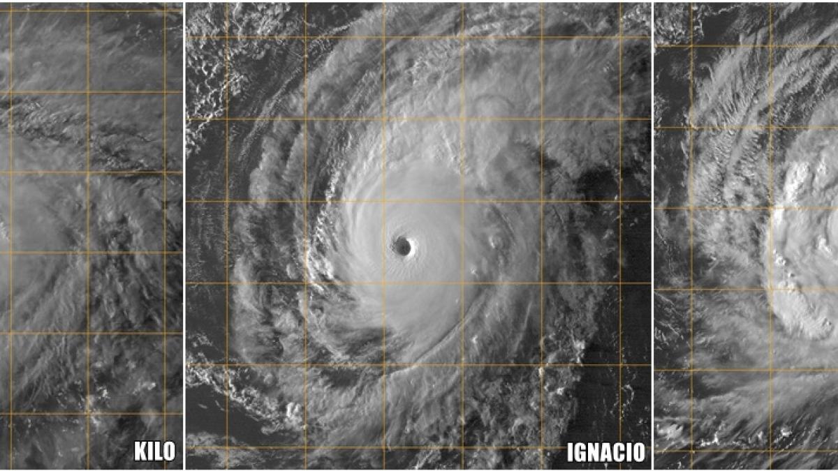 Orgie de cyclones dans le pacifique en plein El Nino