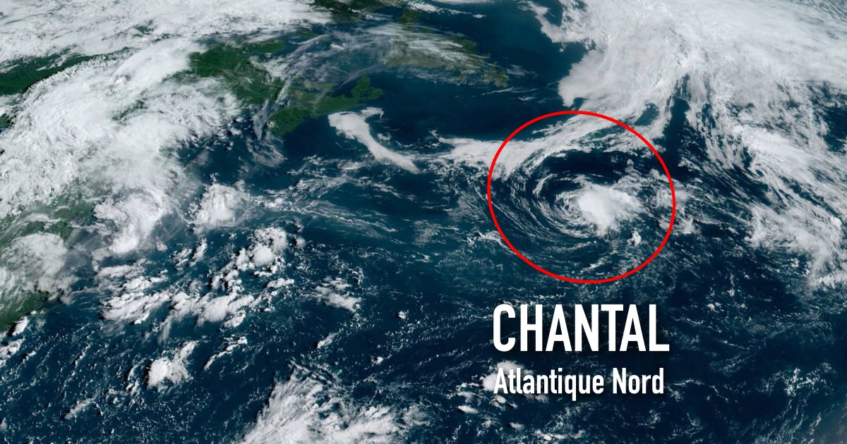 Chantal atlantique nord 2019