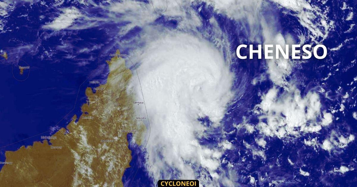 La tempête tropicale Cheneso baptisée par Météo Madagascar