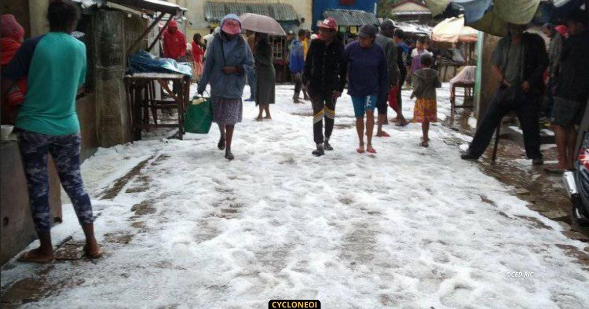 Madagascar : Un épisode de grêle surprend à Tananarive