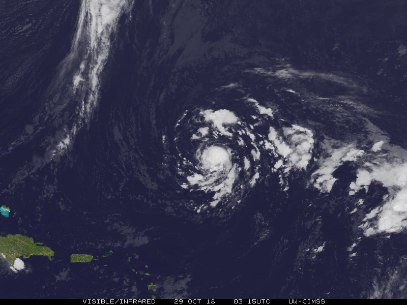 Animation satellite ouragan OSCAR ©CIMSS
