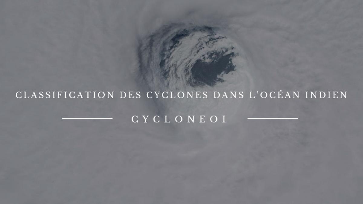 La classification des cyclones dans l'océan indien