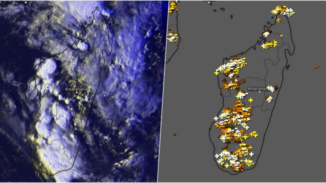 Madagascar littéralement submergé par les orages et la foudre