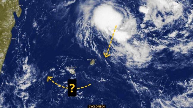 ELEANOR, une tendance de trajectoire qui contourne Maurice et La Réunion