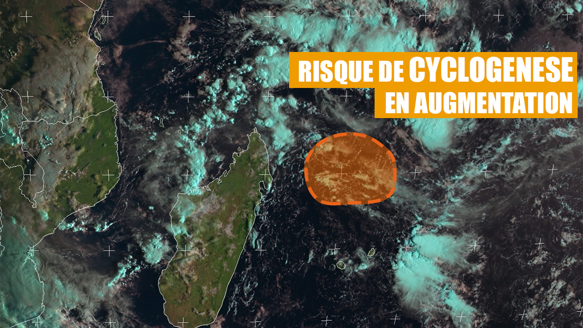 Probabilité de cyclogenèse en augmentation dans l'océan indien