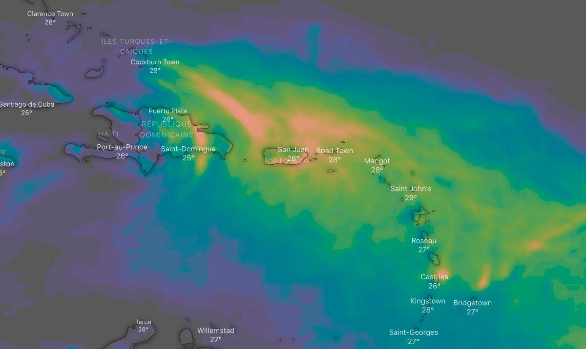 Cumul pluie ifs onde tropicale 92l