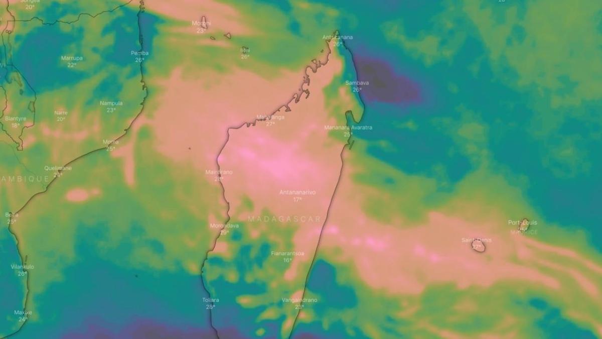 Cyclogenèse incertaine et dégradation attendue du Mozambique aux Mascareignes