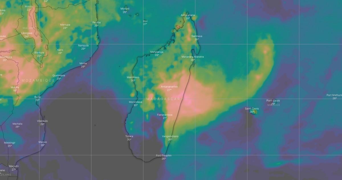 Cumul pluie madagascar