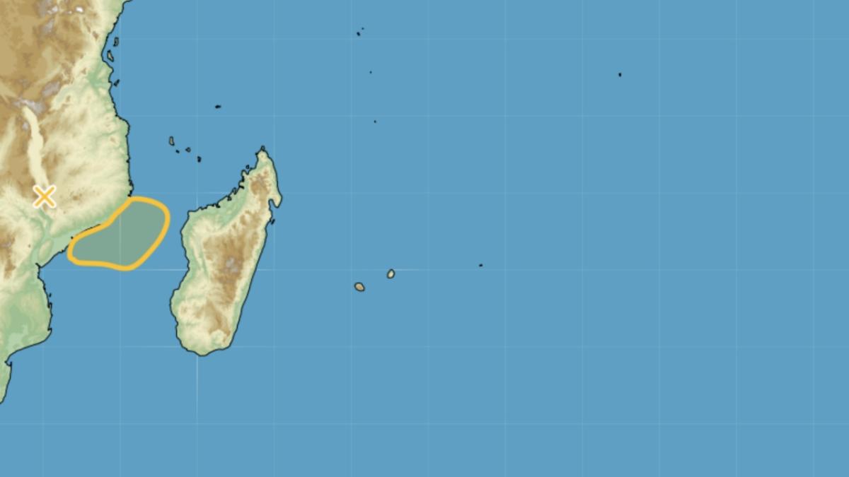 Risque modéré de formation d'une tempête dans le Canal du Mozambique