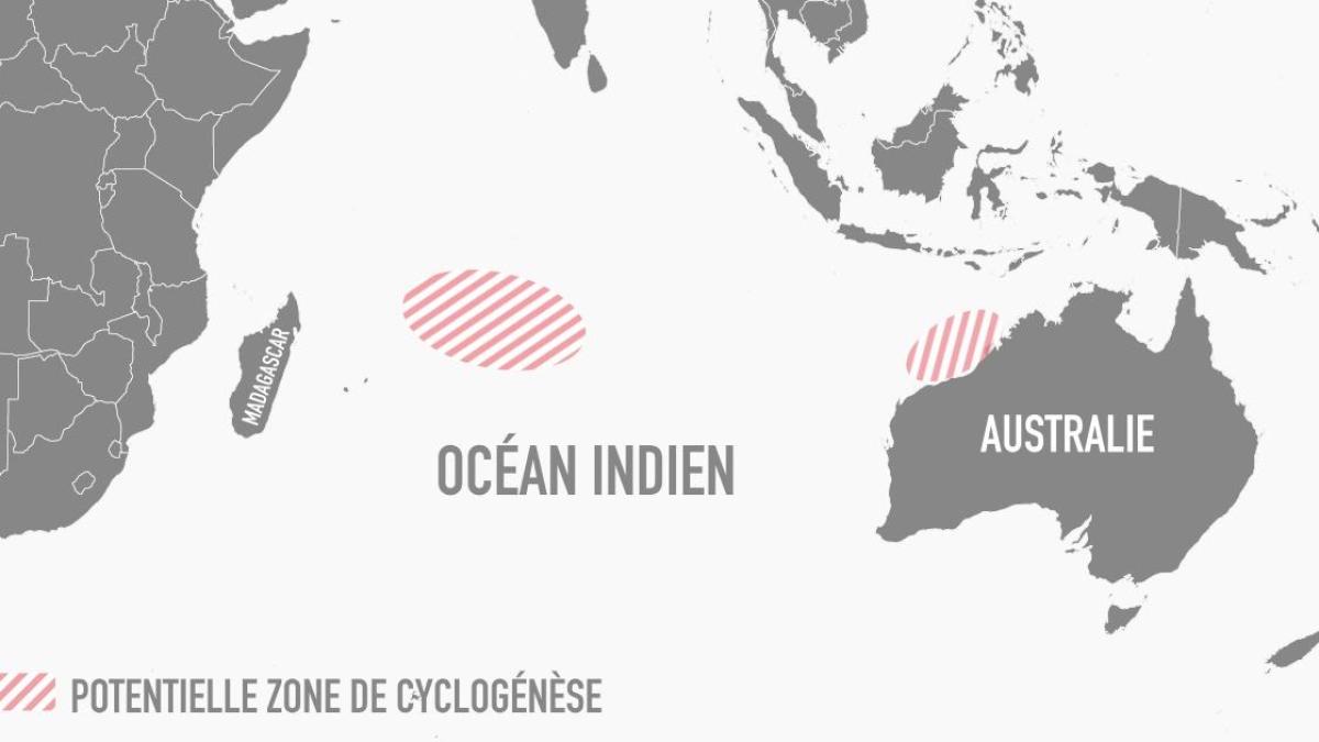 Le contexte redevient propice à l'activité cyclonique dans l'océan indien Sud