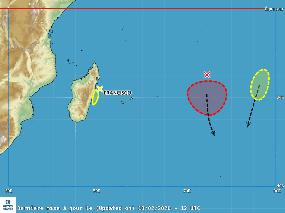 Cyclogenese ocean indien sud-ouest