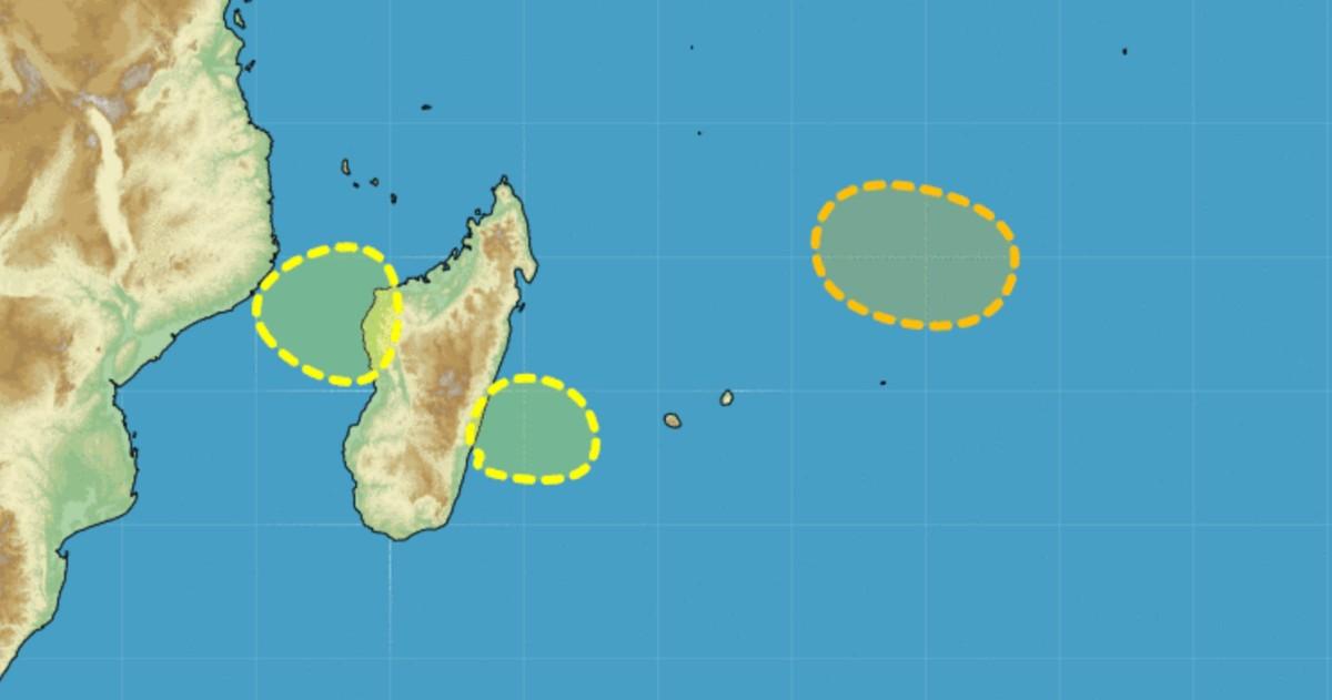 Cyclogenese au nord est des mascareignes