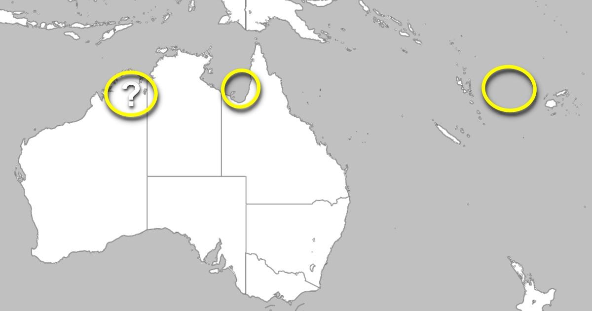 Cyclogenese australie pacifique 25012021