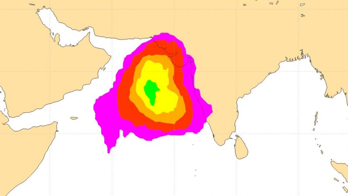 Contexte devenant favorable à la cyclogenèse dans l'océan indien Nord