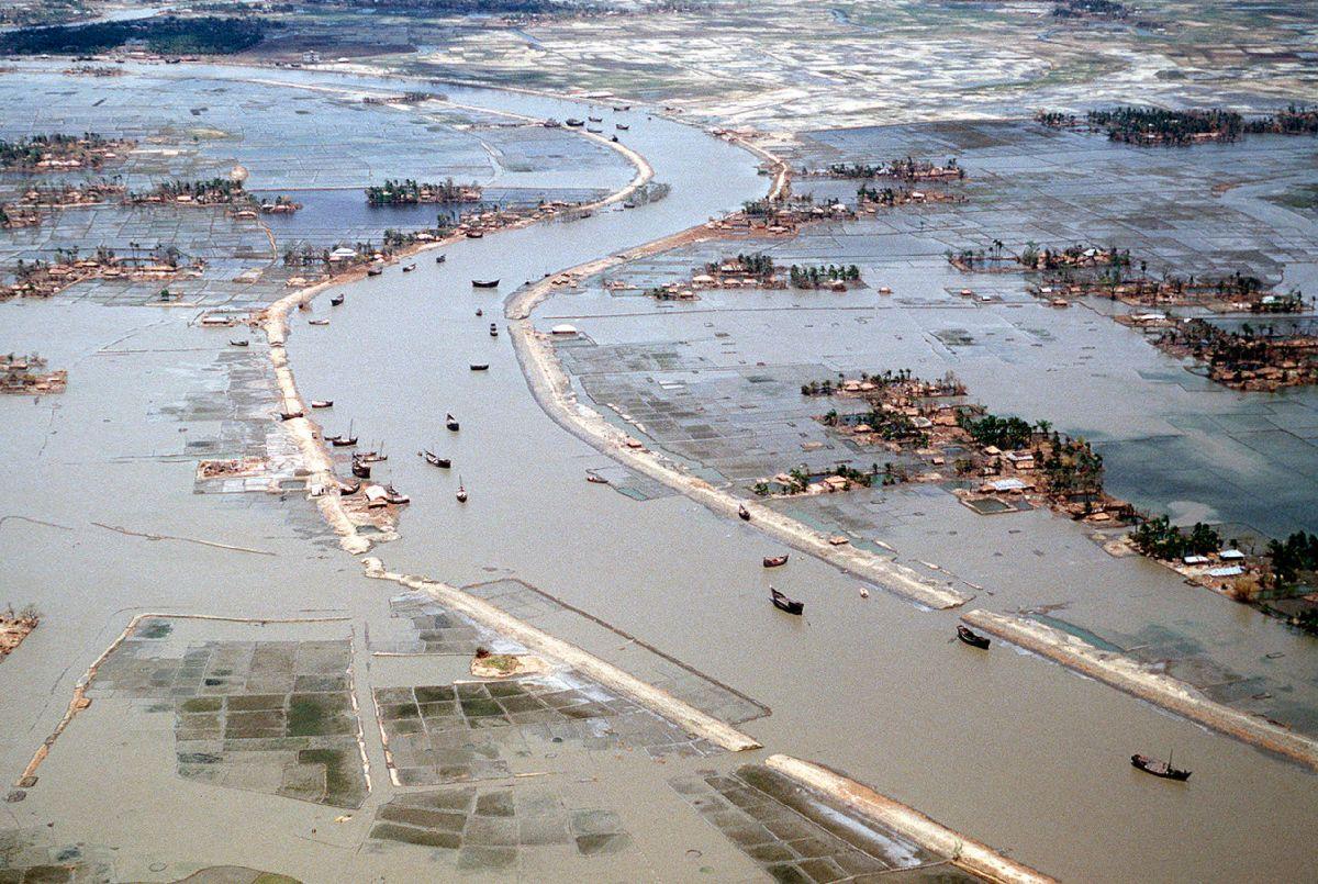 Cyclone bangladesh 1991 inondation