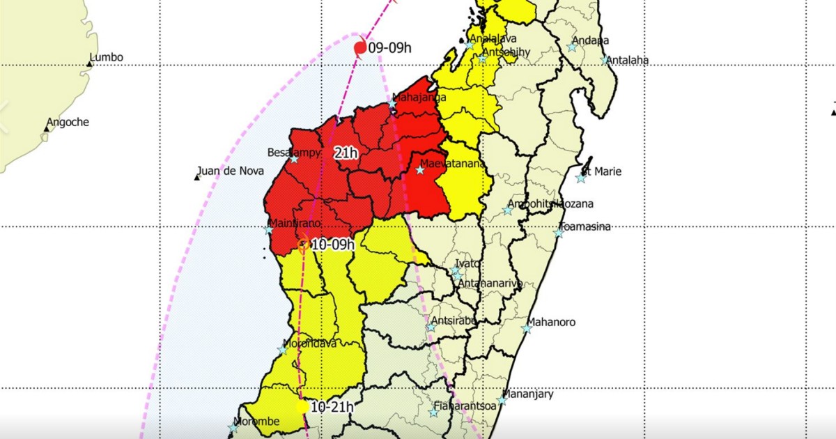 Cyclone belna alerte rouge cyclone madagascar