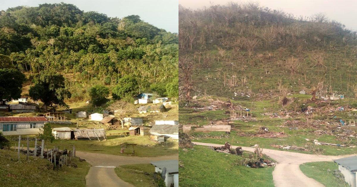 Cyclone harold detruit pentecote