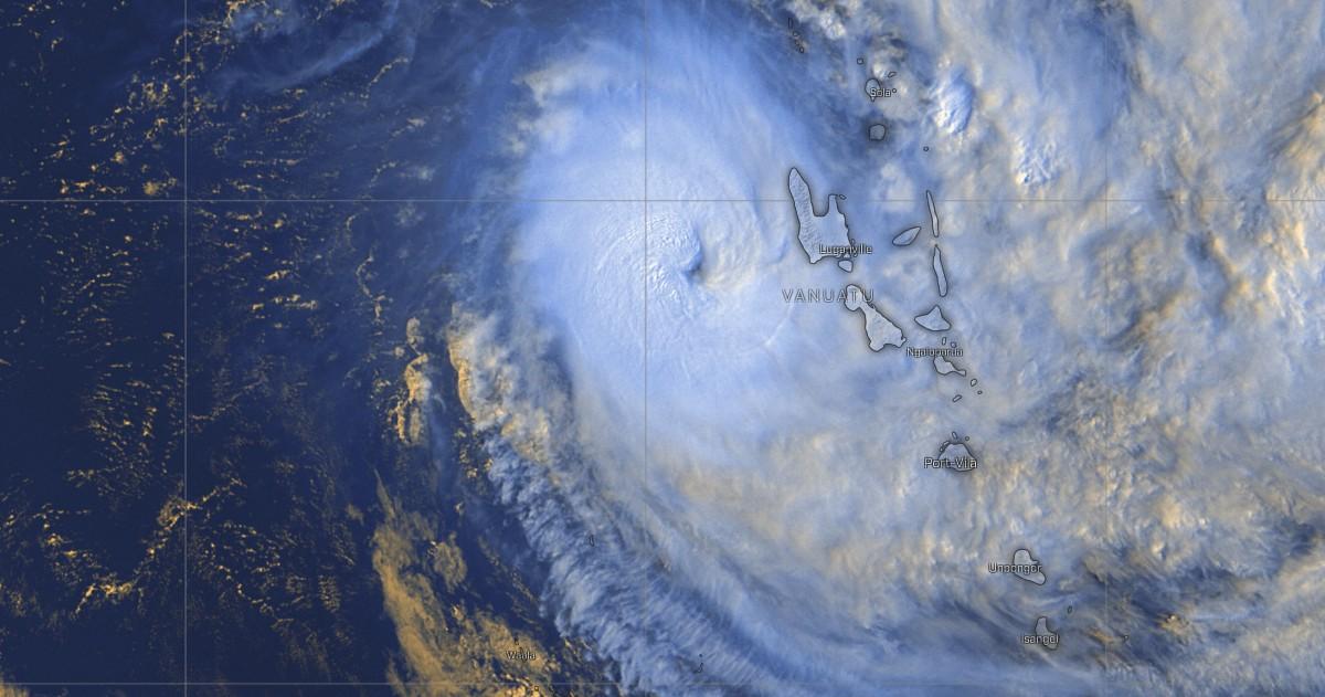 Cyclone harold va frapper les vanuatu