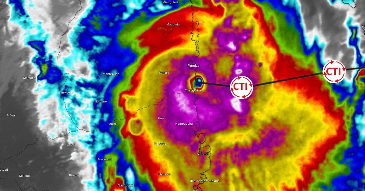 Cyclone intense CHIDO : Mozambique destination finale