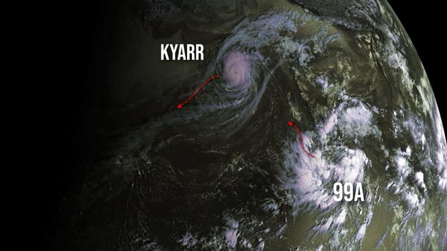 Kyarr s'essoufle alors qu'une nouvelle cyclogenèse est en vue