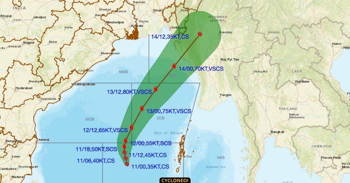 Mocha : la saison cyclonique 2023 démarre avec une menace sérieuse pour le Myanmar