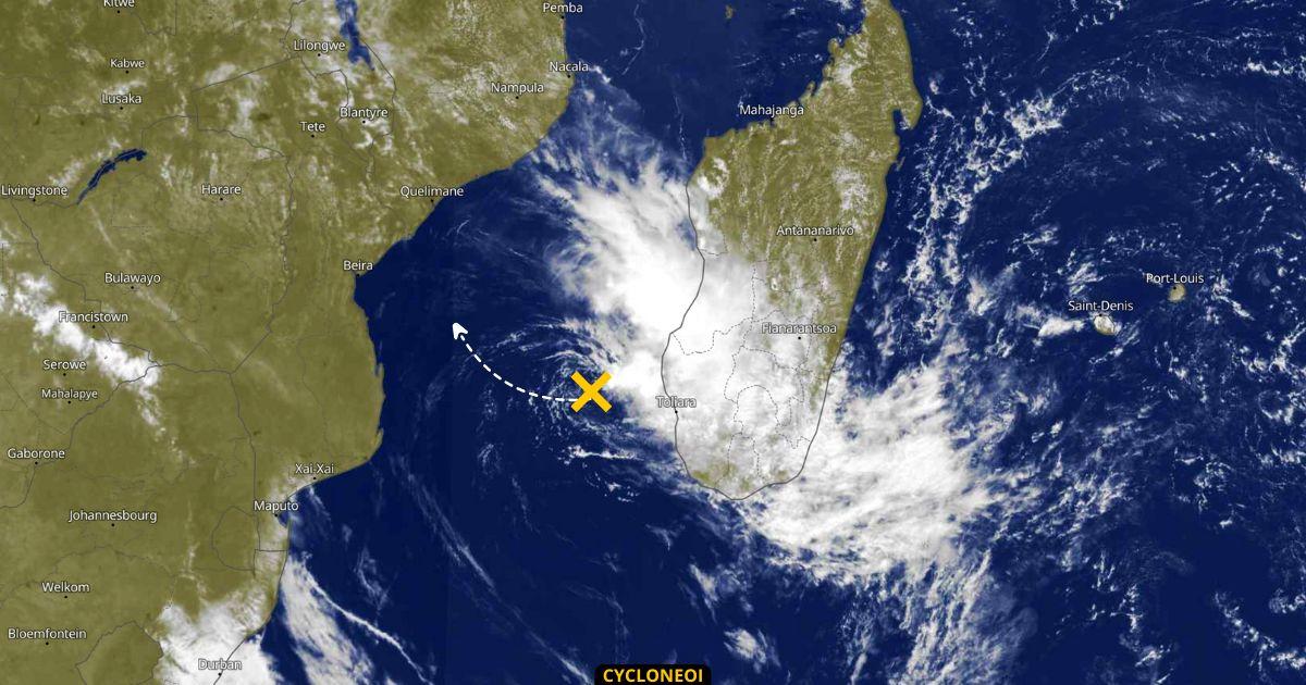 La Zone Perturbée n°8 provoque de fortes pluies sur le sud de Madagascar