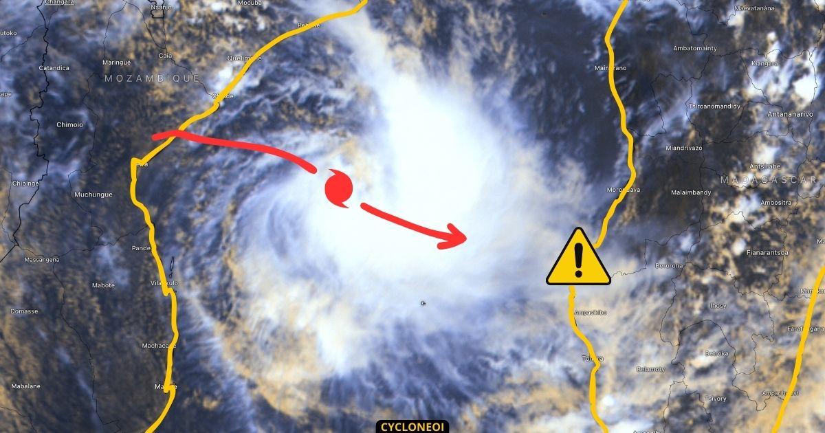 Future tempête Alvaro, menace directe pour Madagascar