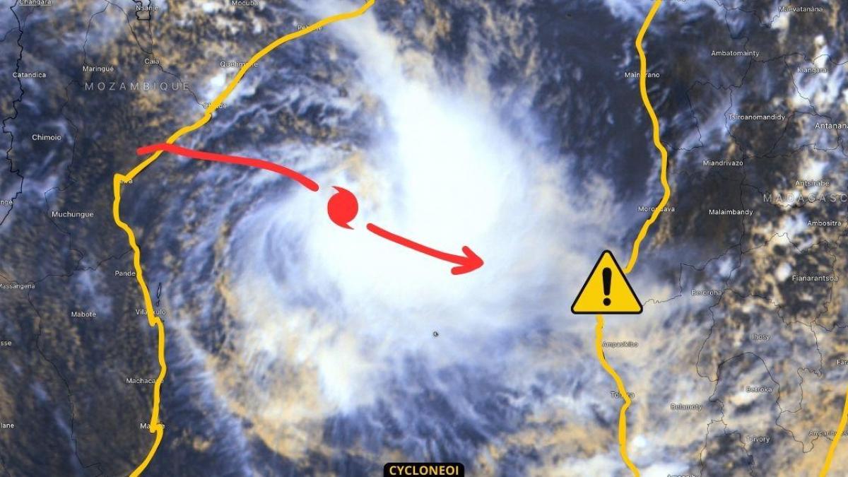 Future tempête Alvaro, menace directe pour Madagascar