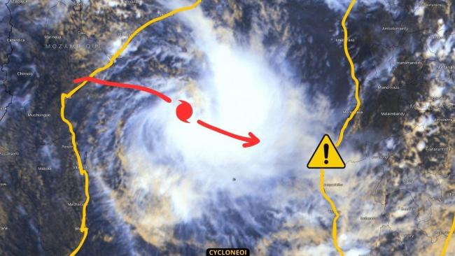 Future tempête Alvaro, menace directe pour Madagascar