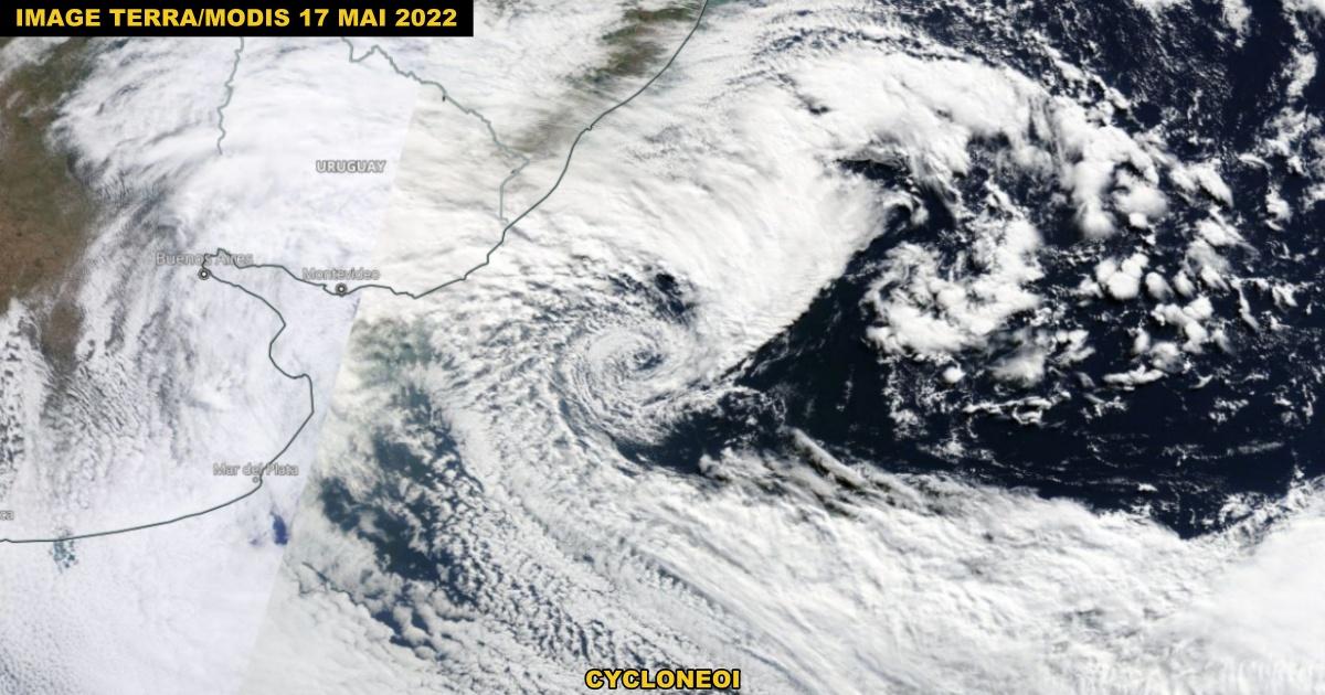 Cyclone subtropicale yakecan uruguay bresil