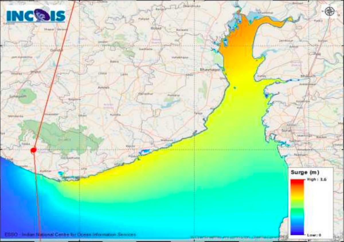 Cyclone tauktae risque maree de tempete