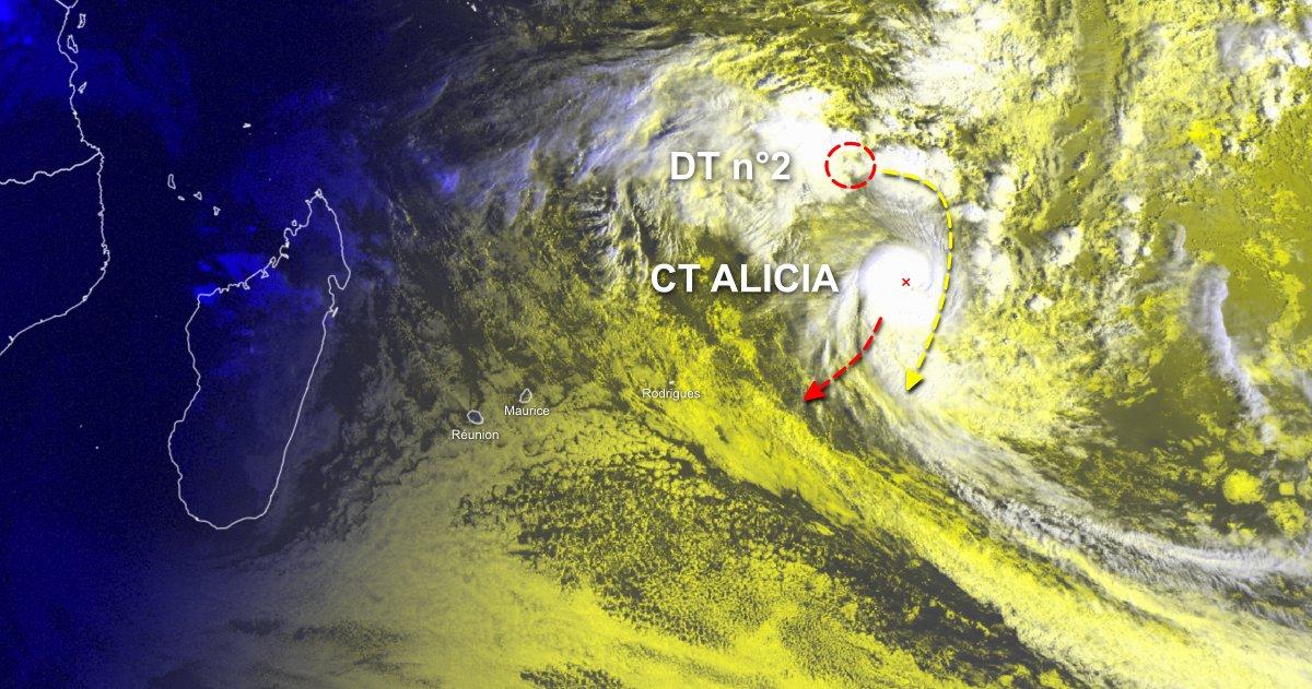 Cyclone tropical alicia depression tropicale numero 2