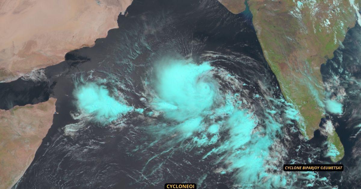 BIPARJOY 2e cyclone de la saison cyclonique 2023 de l'océan indien Nord