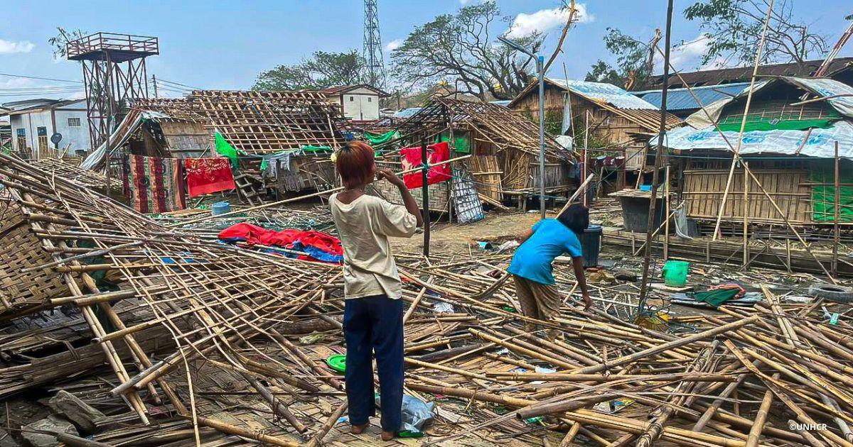 Le Myanmar durement impacté par le violent cyclone MOCHA