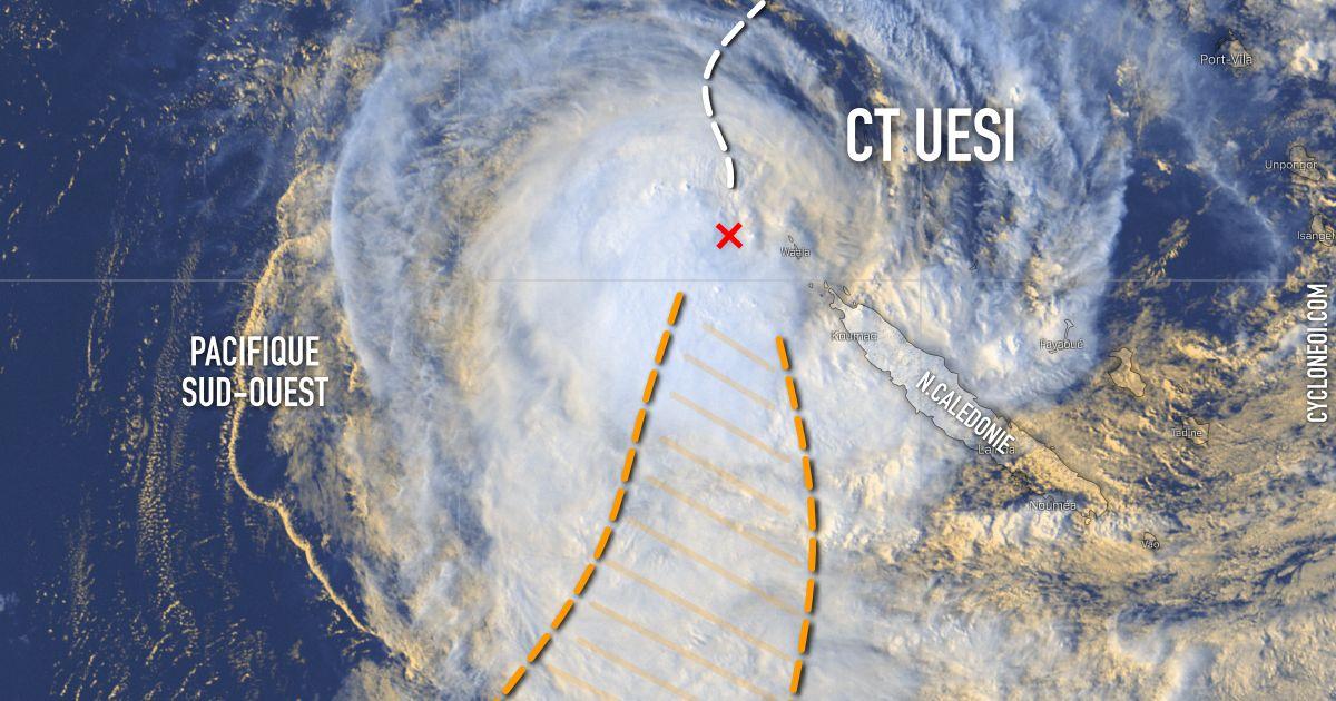 Cyclone tropical uesi nouvelle caledonie