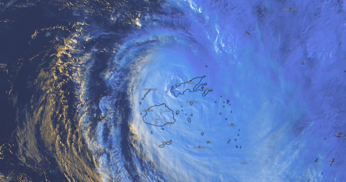 Cyclone yasa fidji