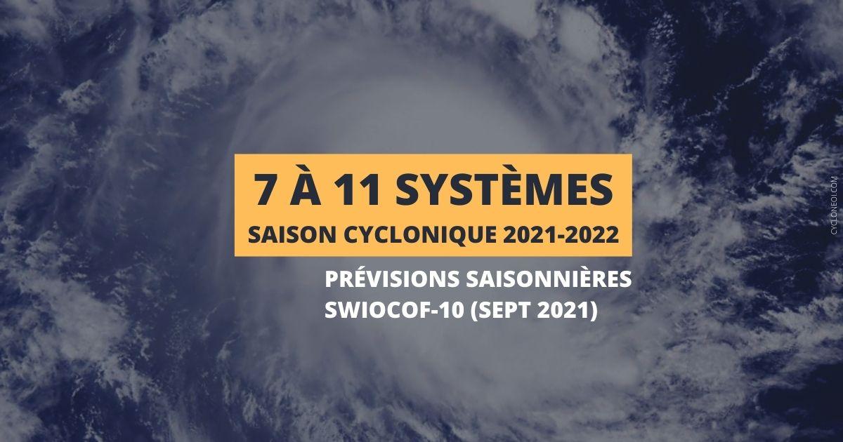 SWIOCOF-10 : Premières prévisions d'activité pour la saison cyclonique 2021/2022