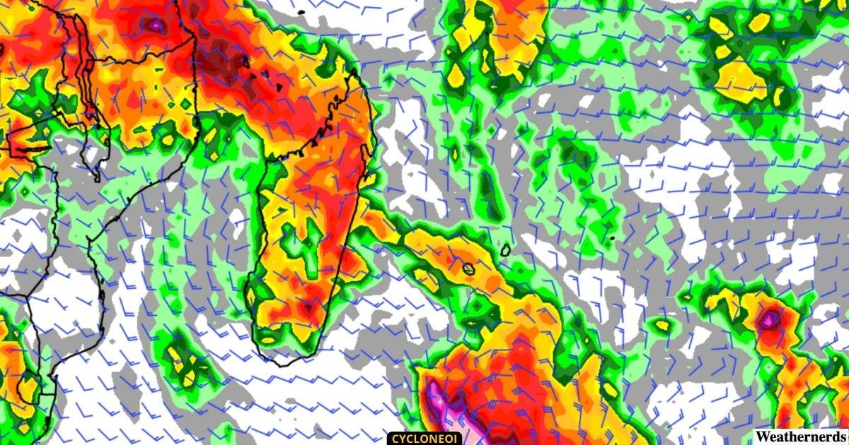 Cycloneoi prevision meteo ocean indien