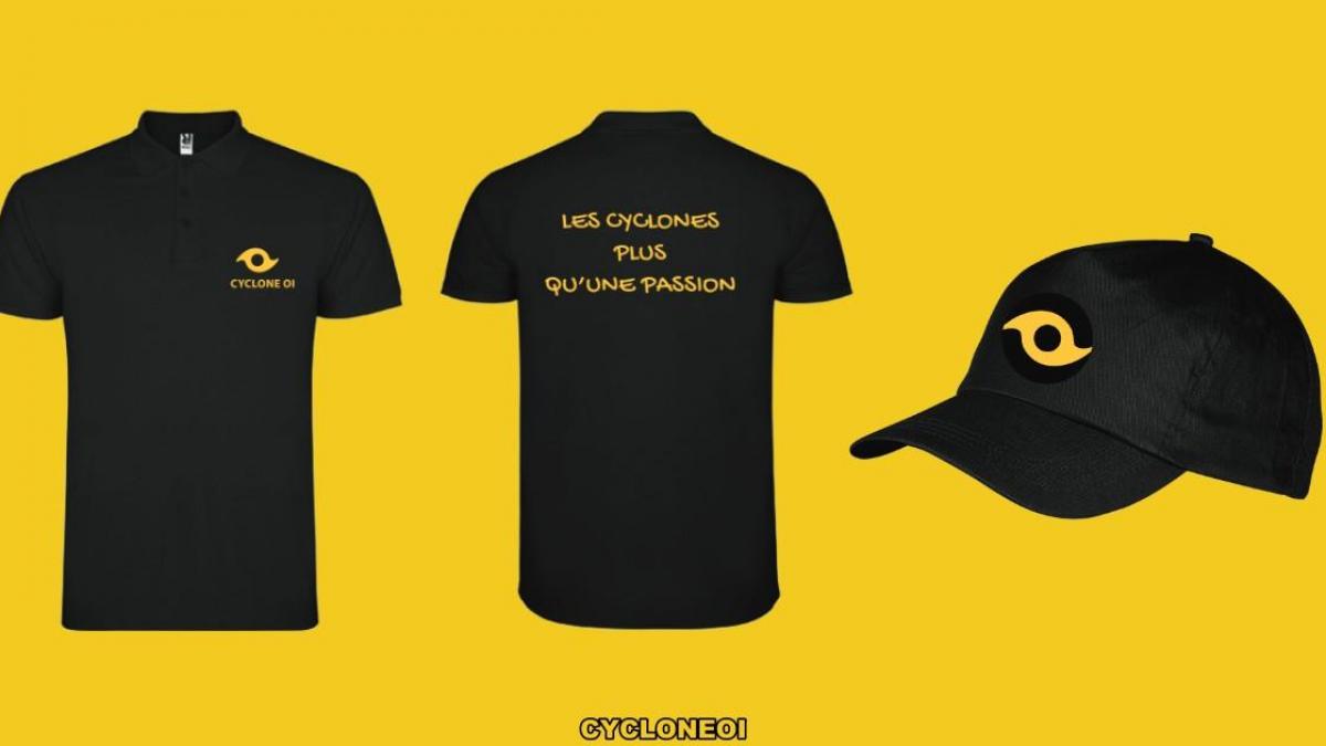 Mon polo et ma casquette CycloneOI réalisés par Cyclone Pub