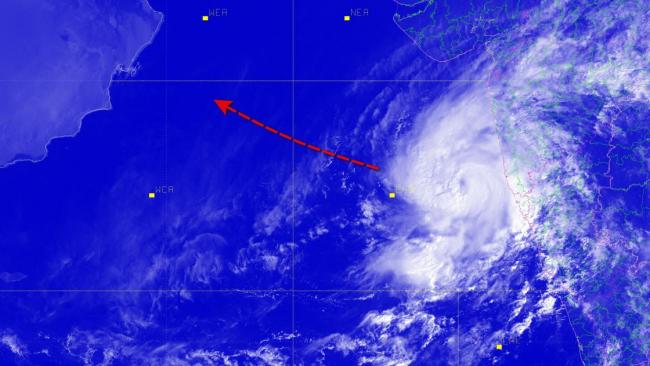 La tempête tropicale Kyarr vers la péninsule arabique