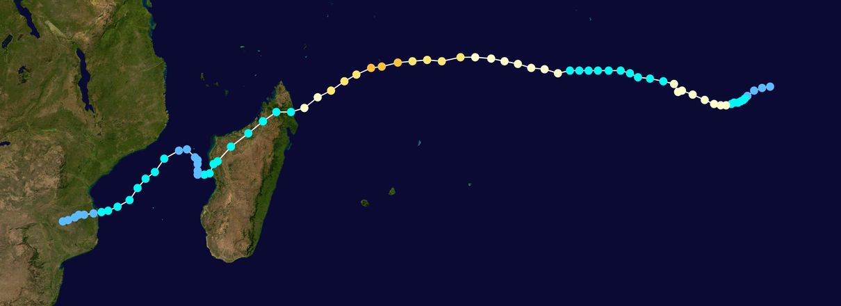 Trajectoire complète de DANAE