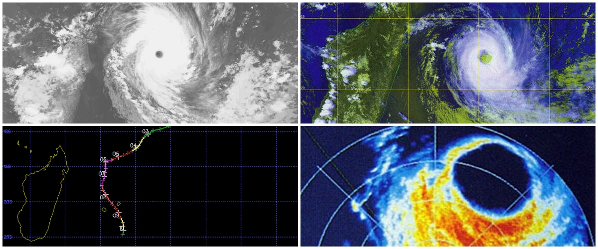 Cyclone DANIELLA en 1996