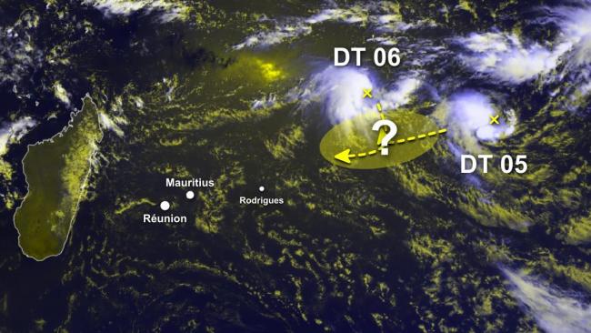 Dépression tropicale 05 & 06 : un mano a mano dont l'issue est imprévisible